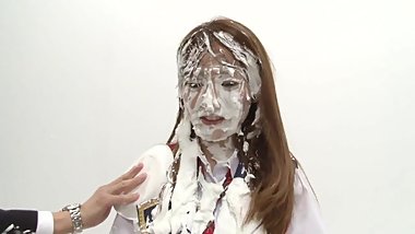 Japanese idol pie face
