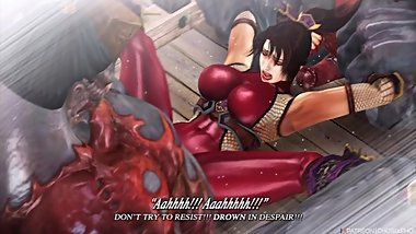 SOUL CALIBUR / TAKI GANGFUCKED BY MONSTER COCKS [SFM]