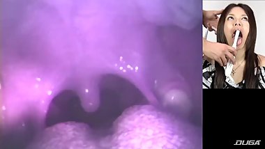 Japanese girl's uvula compilation 3