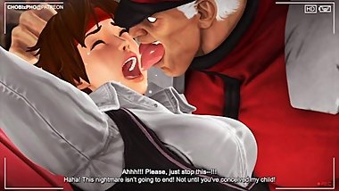 Sakura Deflowered - Street Fighter M.Bison
