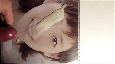 Cumtribute for Japanese actress Haruka Ayase 03