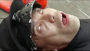 Ballbusting Japanese SuperHeroine Bust and BREAK somme Balls !