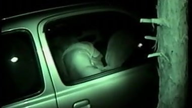 Outdoor car sexual excited couples