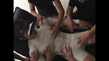 Slim Macho str8 guy was gangbang by men
