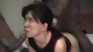 chienne japonaise infidele punie baisee par BBC et beante
