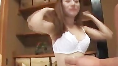 Japanese bukkake sperm drinking