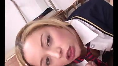 AMWF Sex with an American Japanese Student in the gym