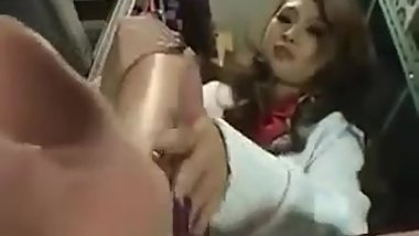 japanese girl lickled feet