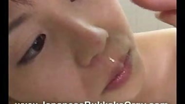 Japanese Chick Gets Naughty in Bathtub