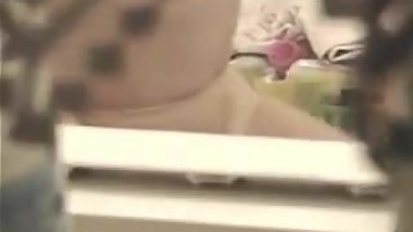 Bedtime For Japanese Teen Window Voyeur
