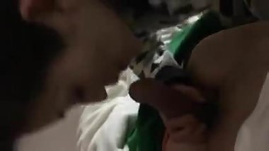 Japanese milf blowjob and handjob