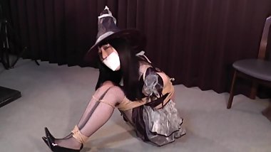 Japanese witch in bondage