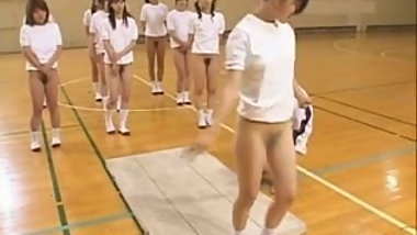 Asian Teens Hairy Pussies Hot Asses Stretch During Gym Class