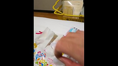 Boys masturbation with TENGA -Japanese sex toy-