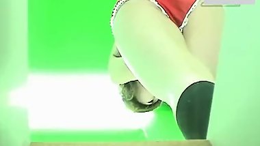 Pink buttocks and nice breasts
