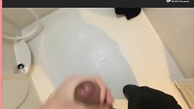 Cute japanese jerk off