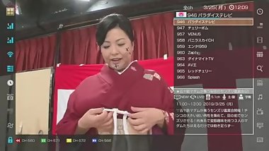 Japanese KIMONO madam rock scissors paper a?