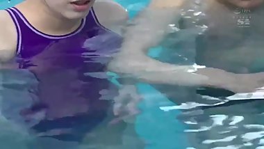 Swimming Married Woman Fuck Marathon Pool Pervert, Saki Okuda