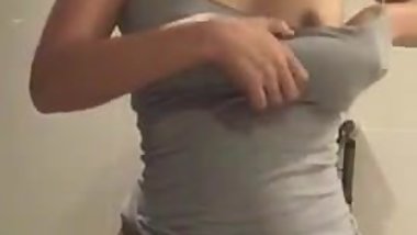 Japanese woman undressing
