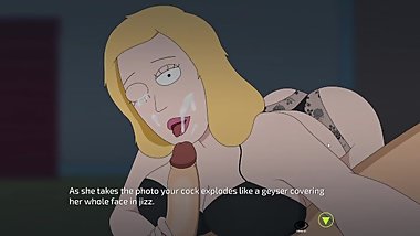 RICK AND MORTY A WAY BACK HOME, PART 14  MOM CUMES TO BED