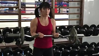 Japanese Fitgirl Saiki training