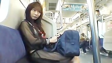Mikan Lovely Asian schoolgirl part5