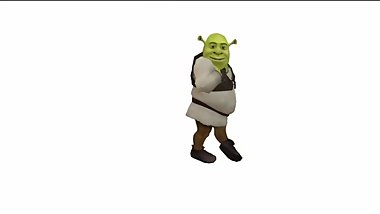 Shrek does a sexy private show.