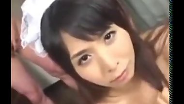 Japanese Teen Hair & Facial BukkakeA 