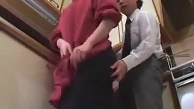 Brother Wife Grabbed For Ass In Kitchen