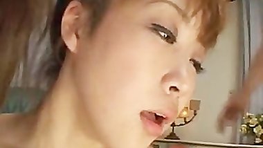 Horny Asian girl do mass BJ
