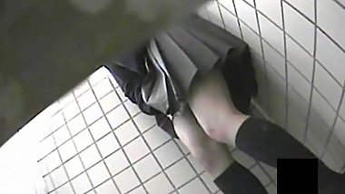 Secret Toilet Camera Voyeur Girls Masturbation