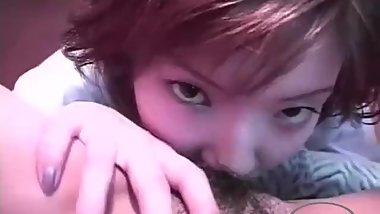 Asian Stewardes Getting Her Nipples Sucked Hairy Pussy Licked By Her Collea