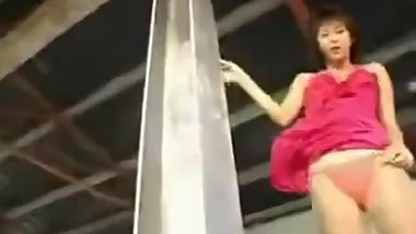 windblown silk dress