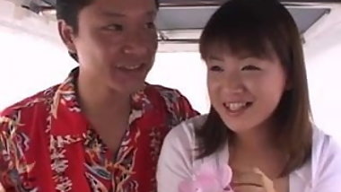 Innocent looking Japanese babe