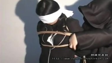 japanese blindfolded and gagged