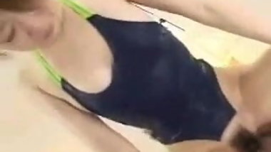 japanese teens with dressing swimmsuite and lingerie