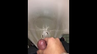 Toilet Urinal masturbation