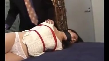 Japanese photoshoot - tricked and tied