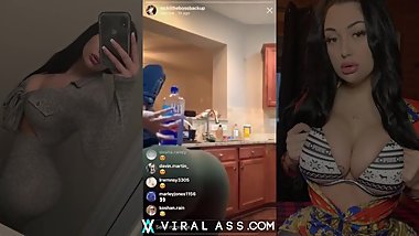 Nicki twerks with a bottle on her luscious ass