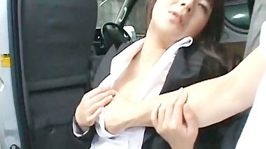 Frustrated Asian lady has public sex jav part5