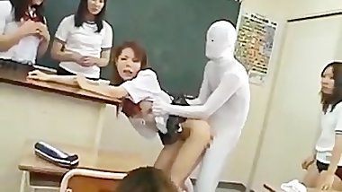 Watch this japanese teen get get hardfucked by her first huge cock