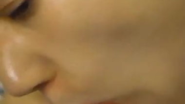 Sensual Ann plays with a big dildo