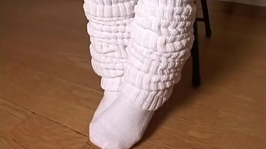 school girl footjob1