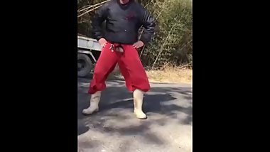 japanese straight boy shaking his dick