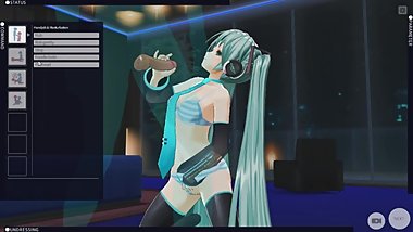 [CM3D2] Vocaloid Hentai - Hatsune Miku fucks + anal