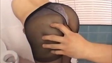 Young Plays With Asian Big ASS