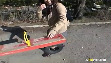 Fertilization Of Uniform Japanese Girl