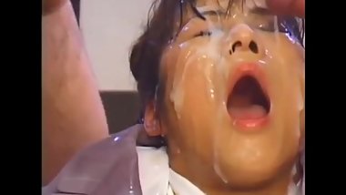 japanese blowjob bukkake cum