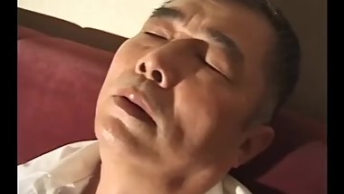 Japanese Oldman  masturbation