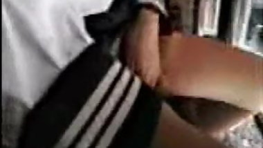 Japanese girl masturbating in public